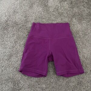 Lululemon Align 6 inch seam biker shorts